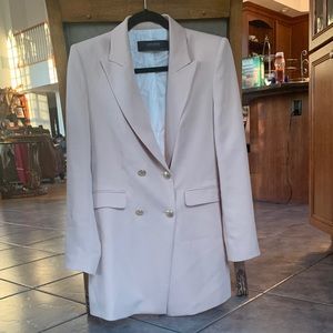 Zara blush pink blazer